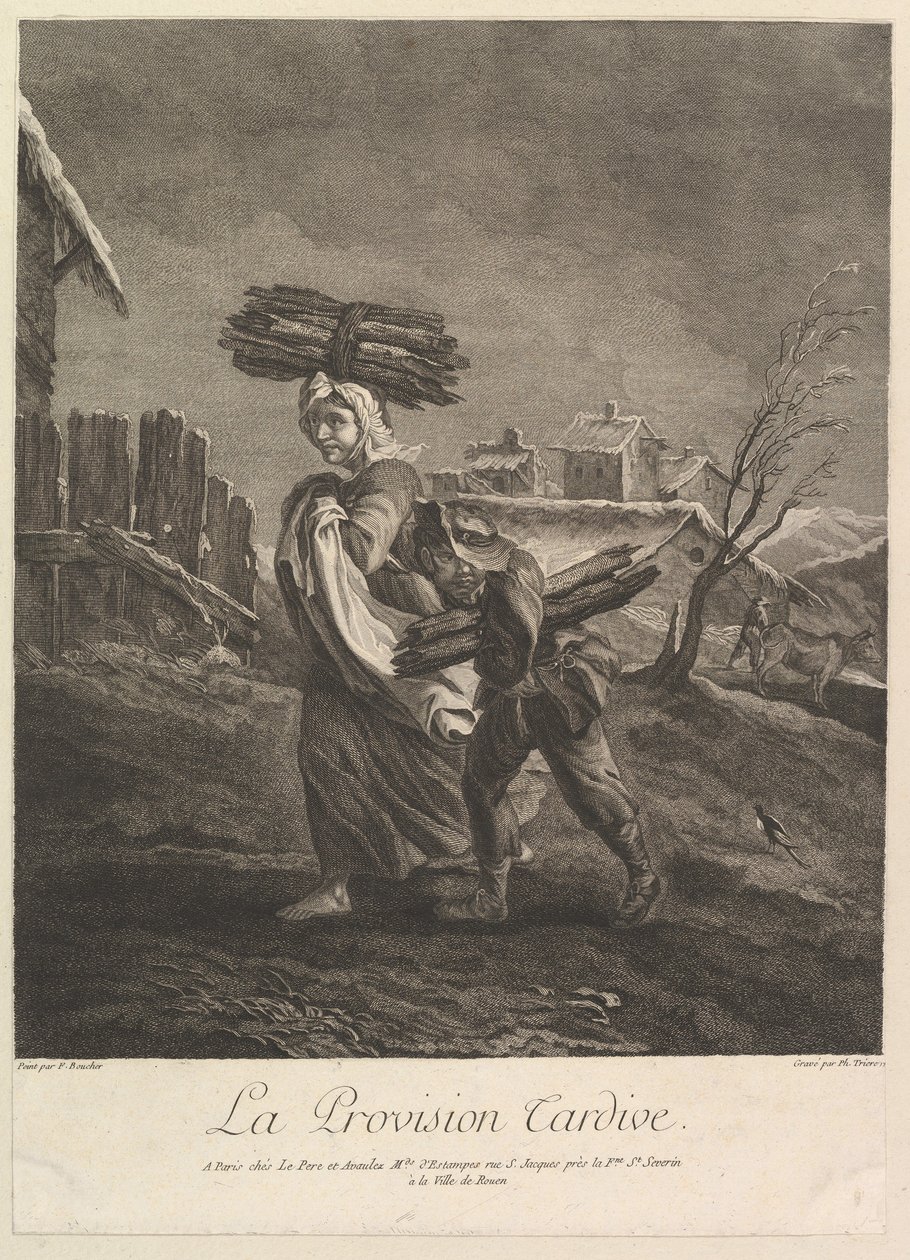 A késői rendelkezés, 1771. alkotó: Philippe Triere