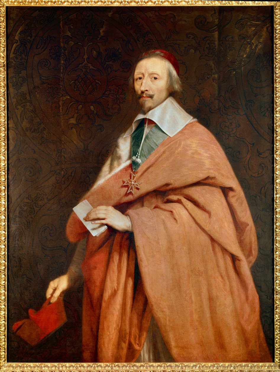 Armand Jean du Plessis, de Richelieu bíboros (1585-1642): Philippe de Champaigne (1602-1674) műhelyének portréja alkotó: Philippe de (studio of) Champaigne