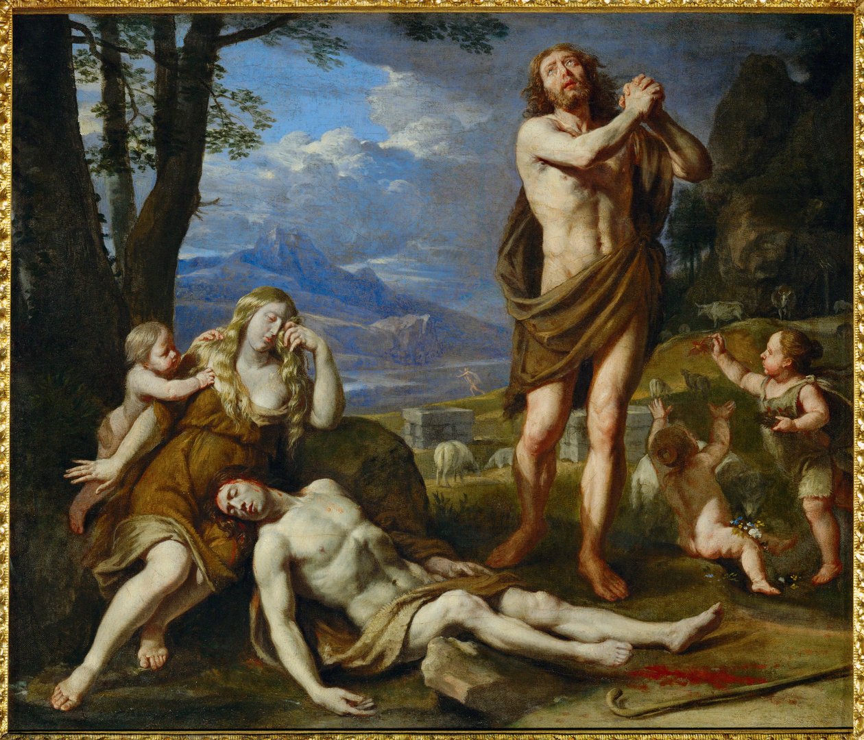 Beweinung Abels (festmény vászonra) alkotó: Philippe de Champaigne