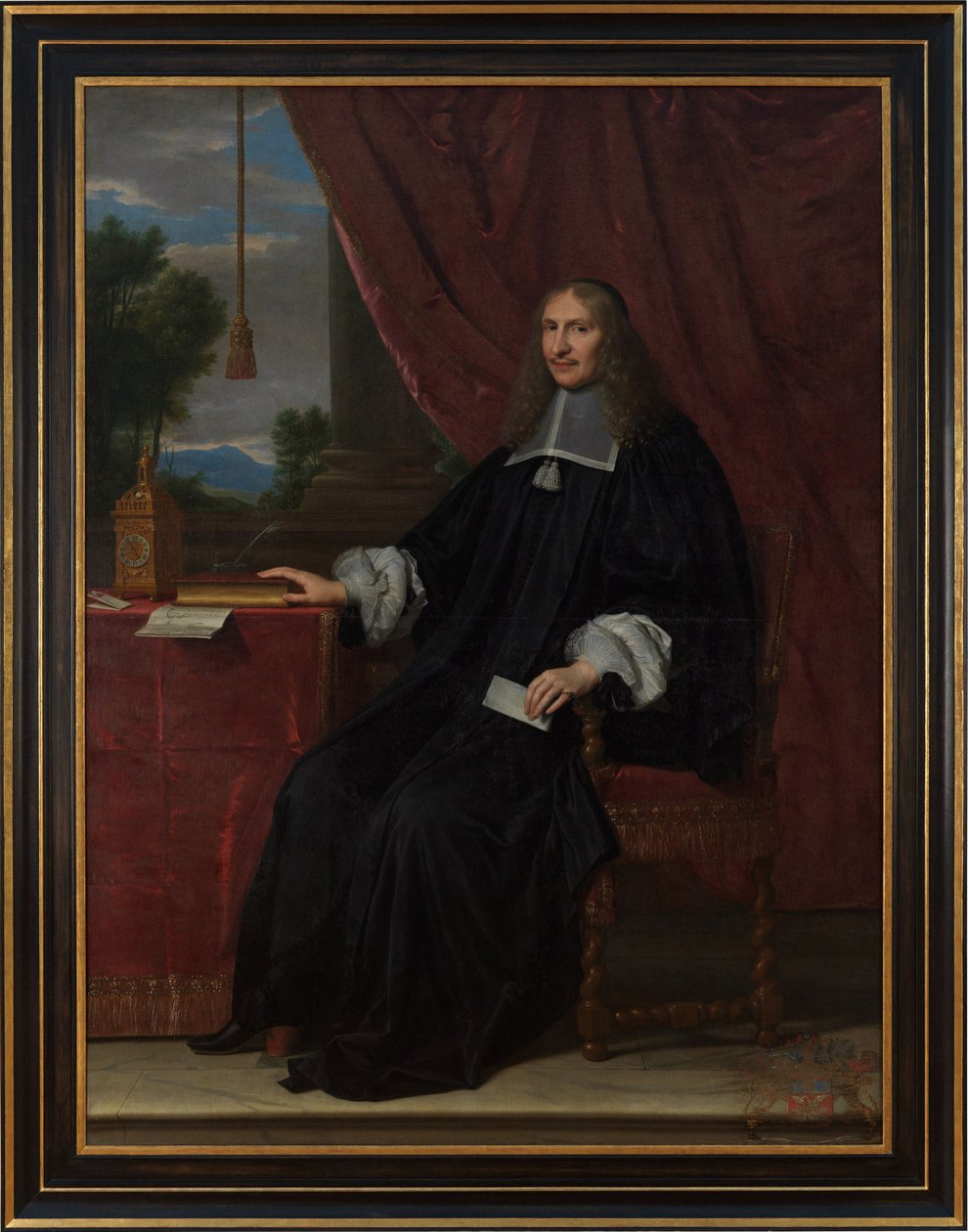 Le Camus úr portréja hivatalos ruhában alkotó: Philippe de Champaigne