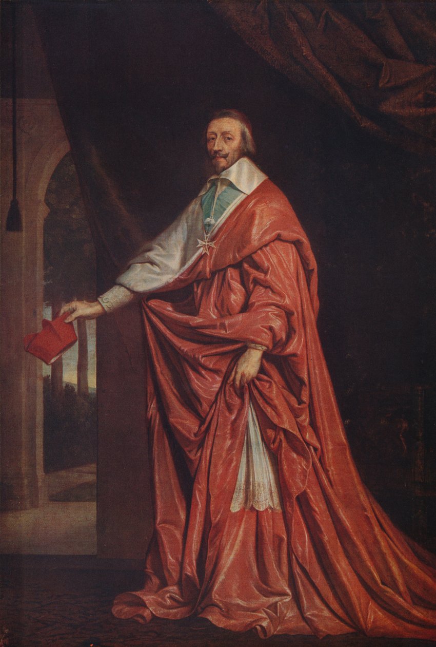 Richelieu bíboros, 1633-1640, c1915 alkotó: Philippe de Champaigne