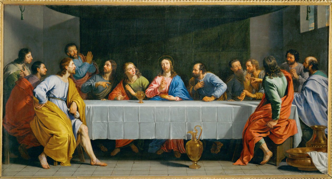 La Cene, mondjuk La petite Cene - az utolsó vacsora ... alkotó: Philippe de Champaigne