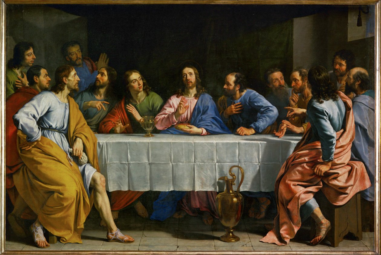 La cene - az utolsó vacsora ... alkotó: Philippe de Champaigne