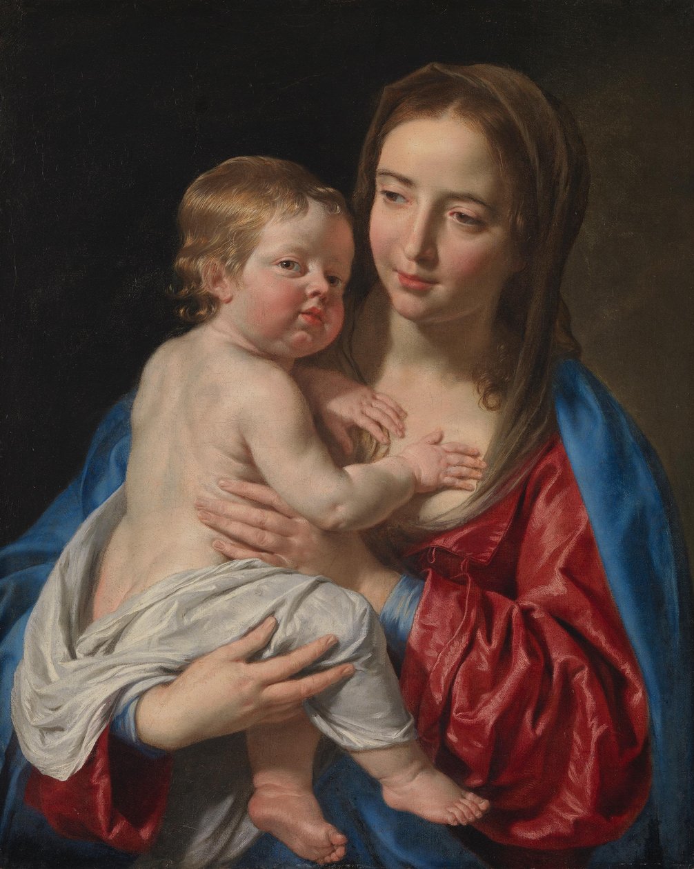 Mária a gyermekkel alkotó: Philippe de Champaigne