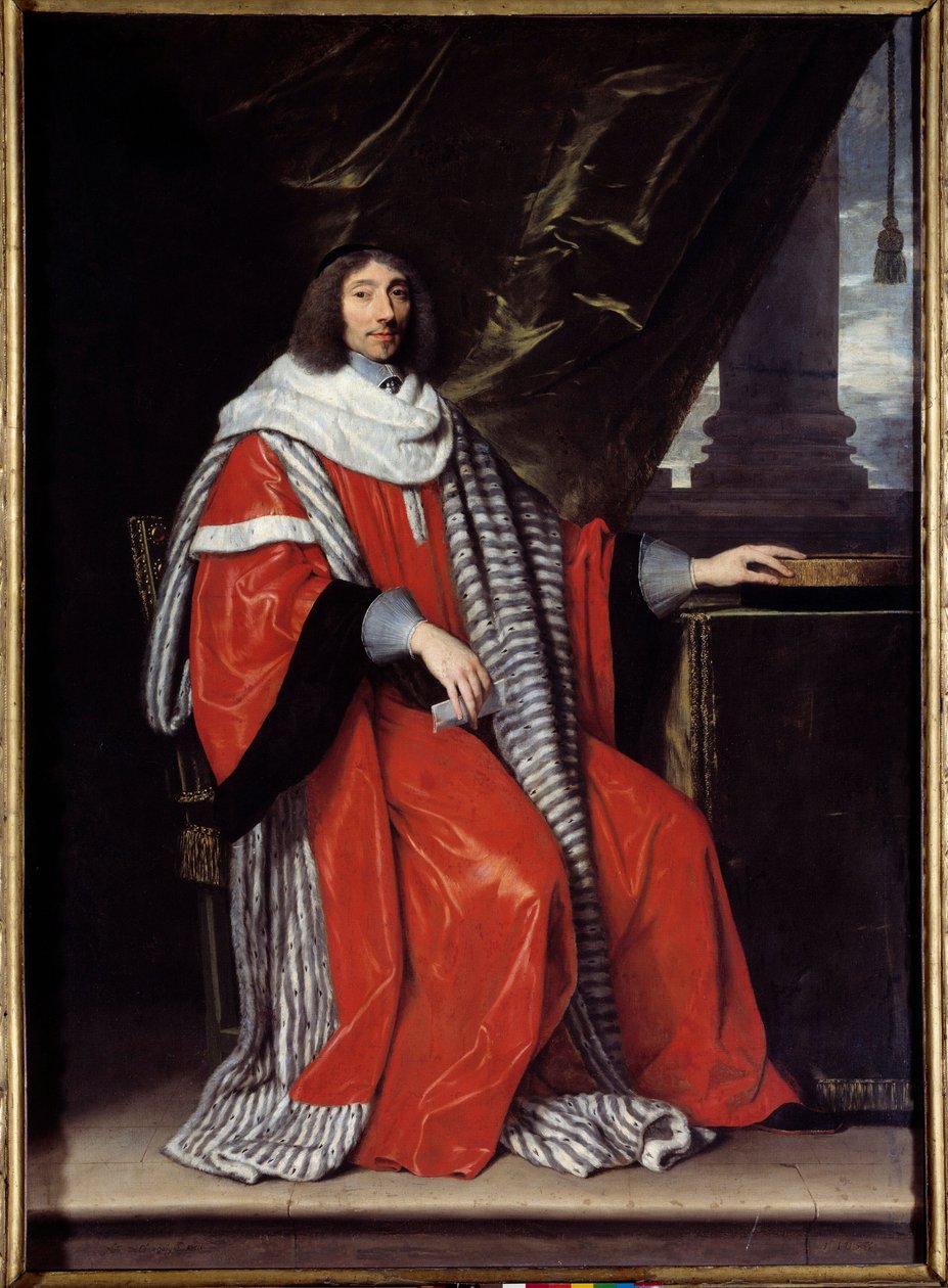 Jean Antoine de Mesme egészalakos portréja alkotó: Philippe de Champaigne