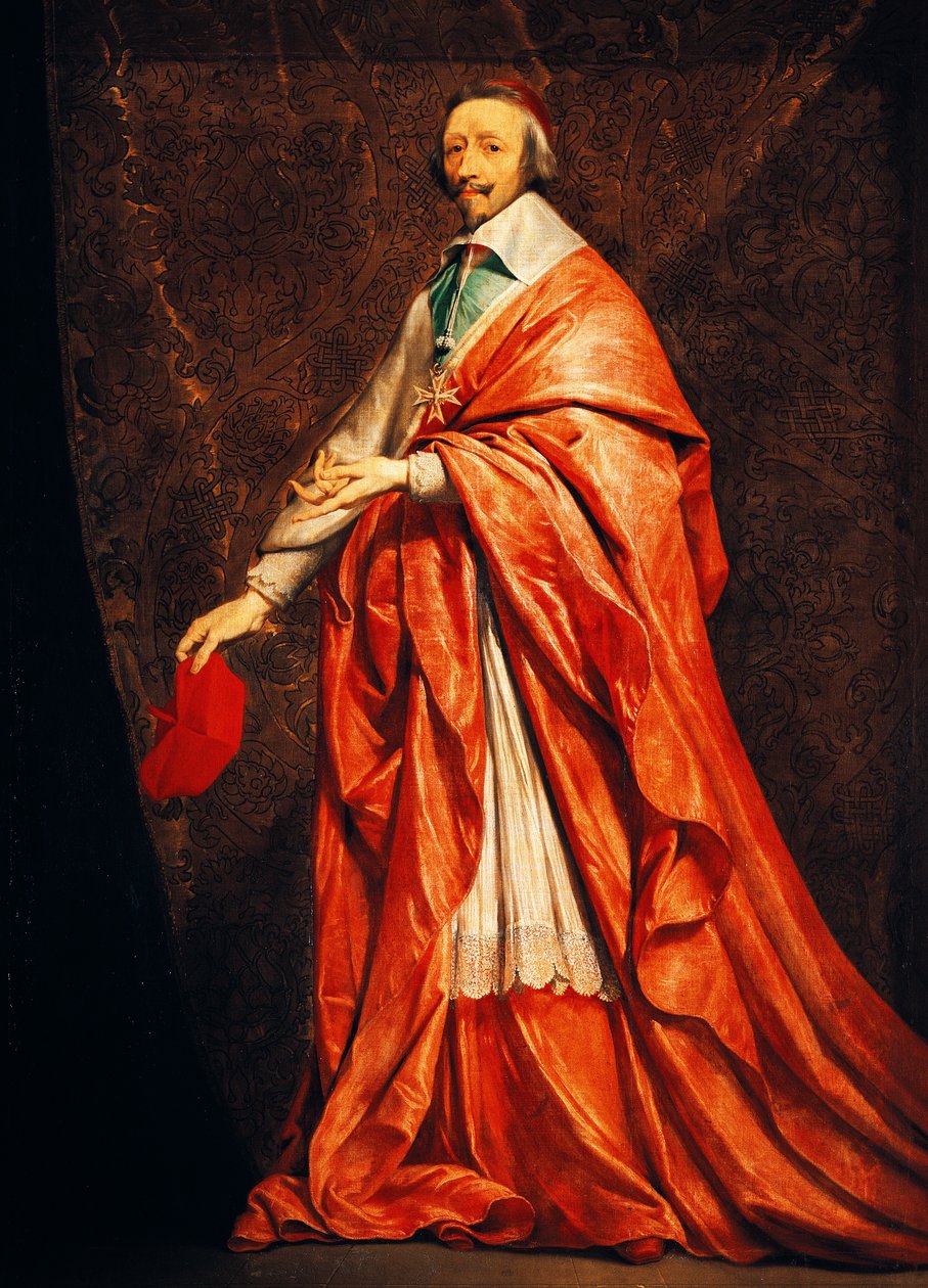 Armand-Jean du Plessis portréja (Párizs alkotó: Philippe de Champaigne