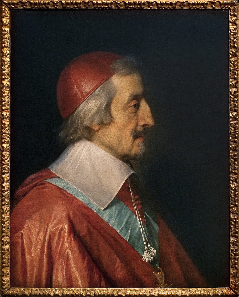 Richelieu bíboros portréja (Armand Jean Duplessis de Richelieu alkotó: Philippe de Champaigne