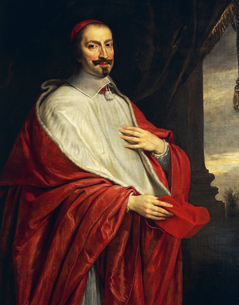 Giulio Raimondo Mazzarino portréja (Pescina alkotó: Philippe de Champaigne
