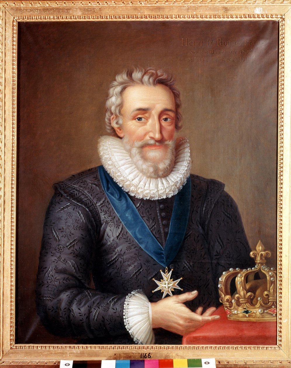 IV. Henrik (1553-1610), francia király portréja. Philippe de Champaigne festménye. Stockholmi Nemzeti Múzeum alkotó: Philippe de Champaigne