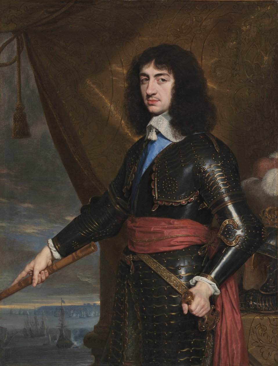 Károly angol király portréja, 1653 alkotó: Philippe de Champaigne