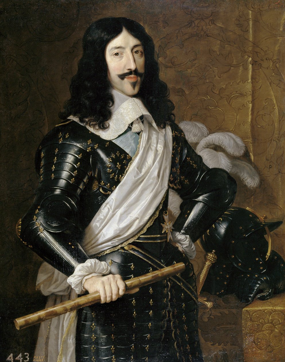 XIII. Lajos francia (1601-1643) portréja, Champaigne, Philippe, de (1602-1674) alkotó: Philippe de Champaigne