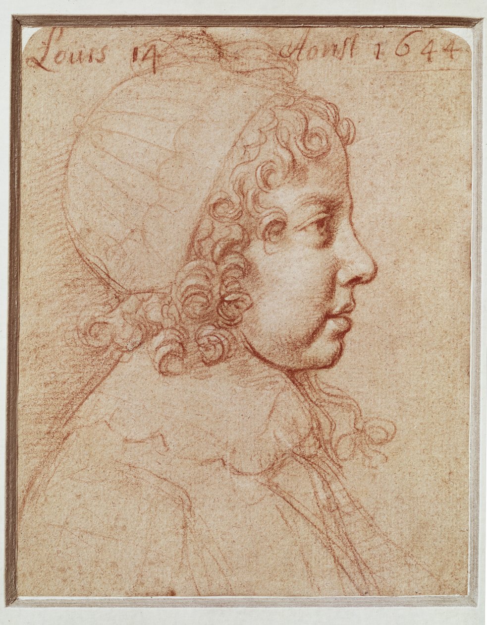 XIV. Lajos gyermekkori portréja ... alkotó: Philippe de Champaigne