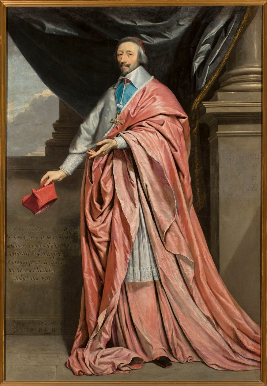 Richelieu bíboros portréja alkotó: Philippe de Champaigne