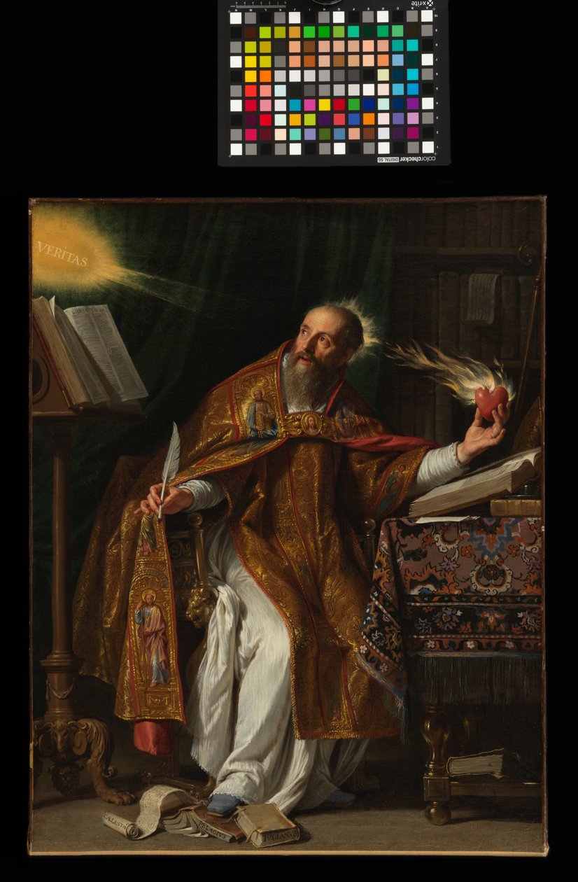 Szent Ágoston, 1645 körül (olaj, vászon) alkotó: Philippe de Champaigne