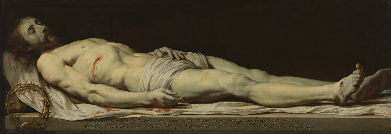 A halott Krisztus a lepelben alkotó: Philippe de Champaigne
