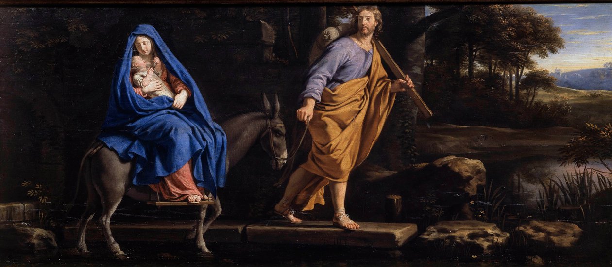 Repülés Egyiptomban Champaigne Fülöp (1602-1674) festménye 1656 Senlis, Művészeti és Régészeti Múzeum alkotó: Philippe de Champaigne