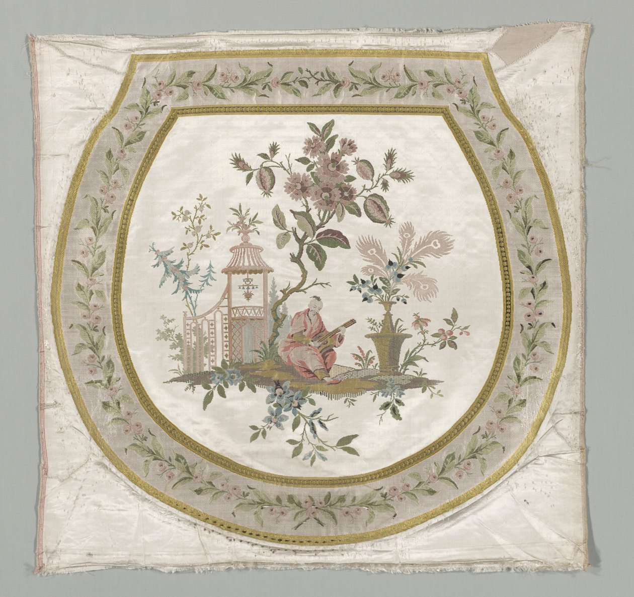 Székülés kárpitozása, c. 1743-1774. alkotó: Philippe de Lasalle