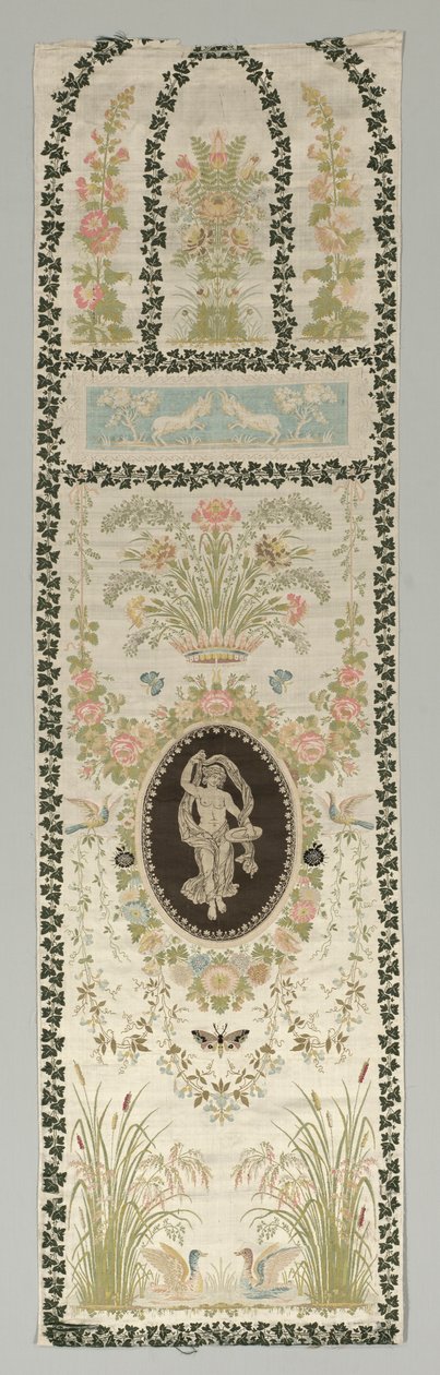 Falburkolat klasszikus figurával, 1700-as évek vége – 1800-as évek eleje. alkotó: Philippe de Lasalle