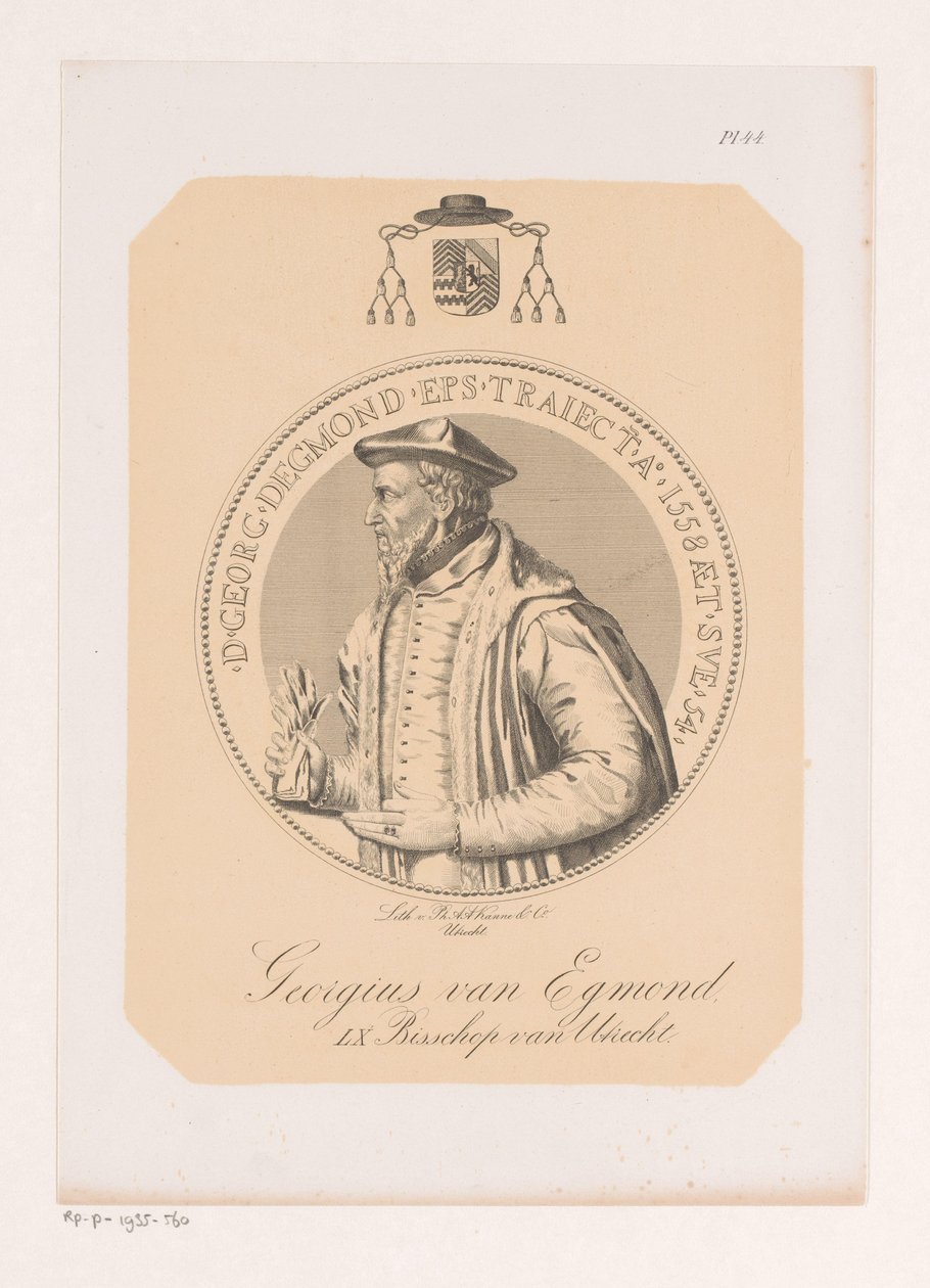 George van Egmont portréja alkotó: Philippus Anthonius Alexander Kanne (attributed to)