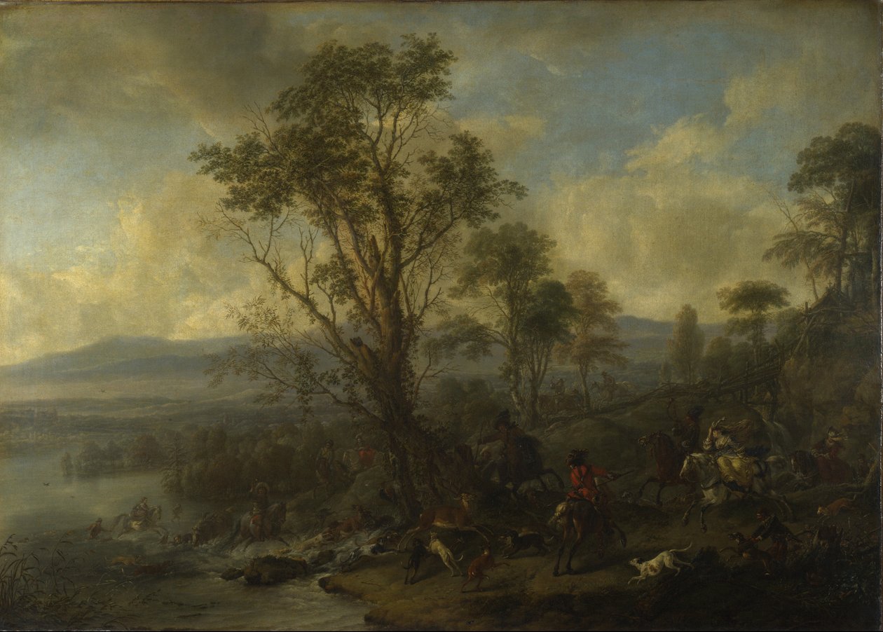 Szarvasvadászat alkotó: Philips Wouwerman