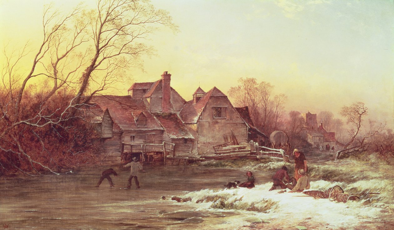 Téli jelenet alkotó: Philips Wouwerman