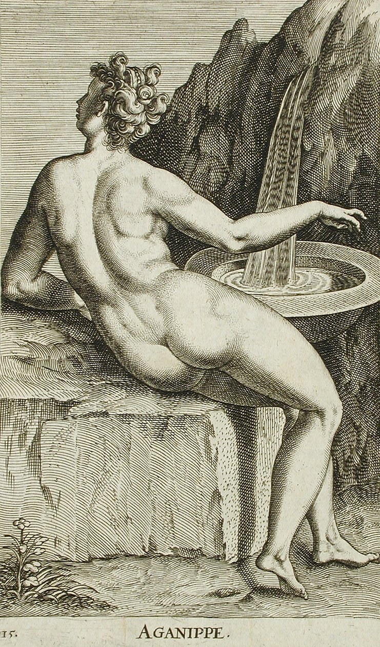 Aganippe alkotó: Philips Galle