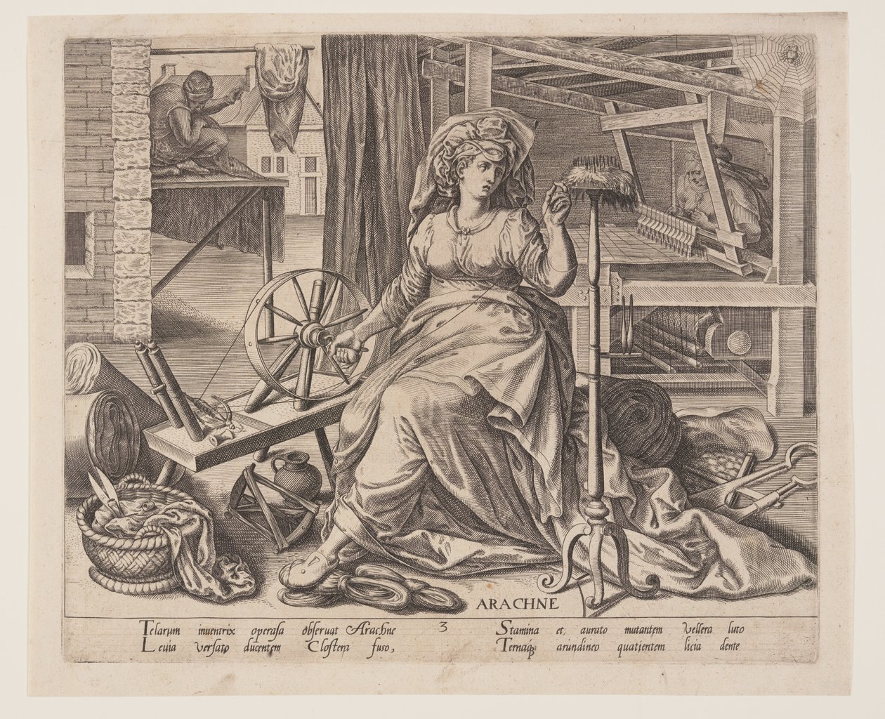 Arachne, a Foglalkozásokból alkotó: Philips Galle