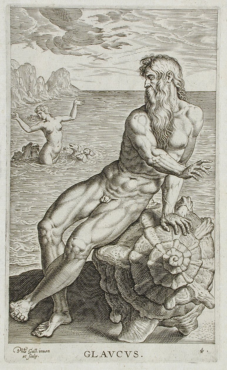Glaukosz alkotó: Philips Galle