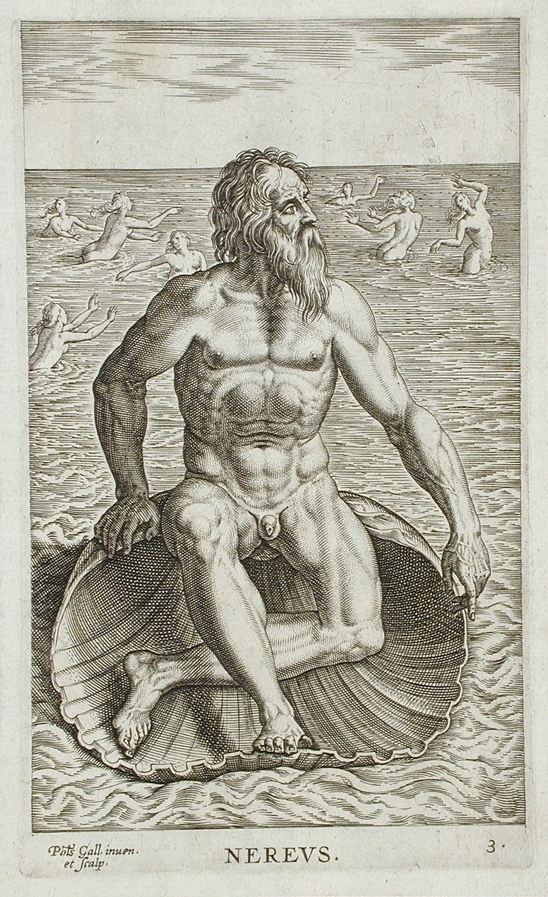 Néreusz alkotó: Philips Galle