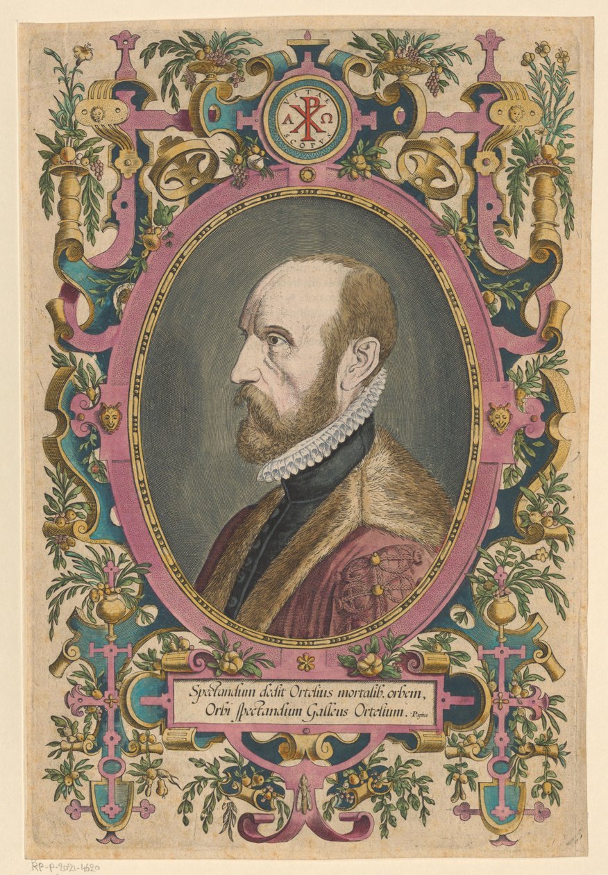 Abraham Ortelius portréja alkotó: Philips Galle