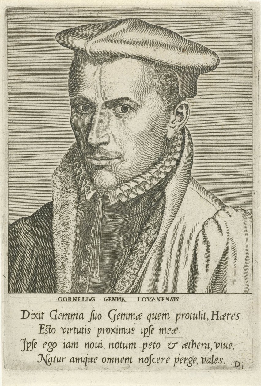 Cornelius Gemma portréja alkotó: Philips Galle