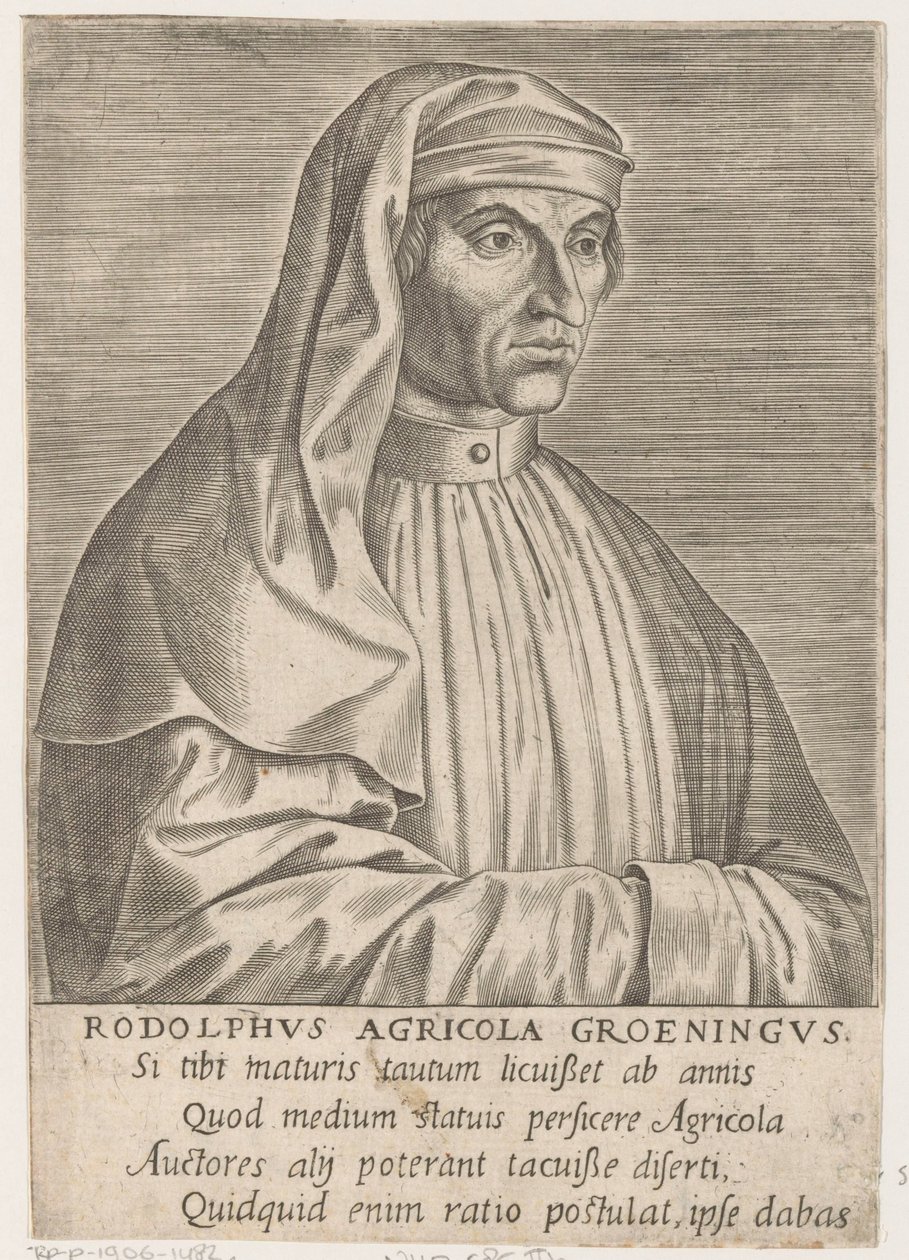 Rudolf Agricola portréja alkotó: Philips Galle
