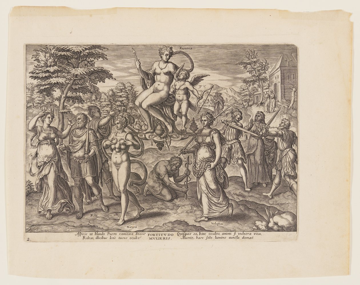 A nő hatalma [3 Esdrás 4:18-19, 22-23, 29-32], A négy legerősebb erőből alkotó: Philips Galle