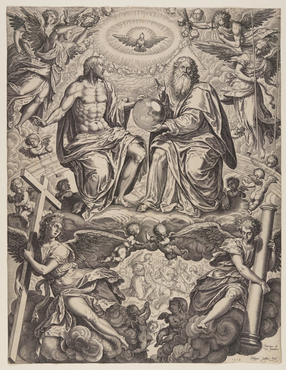 A Szentháromság alkotó: Philips Galle