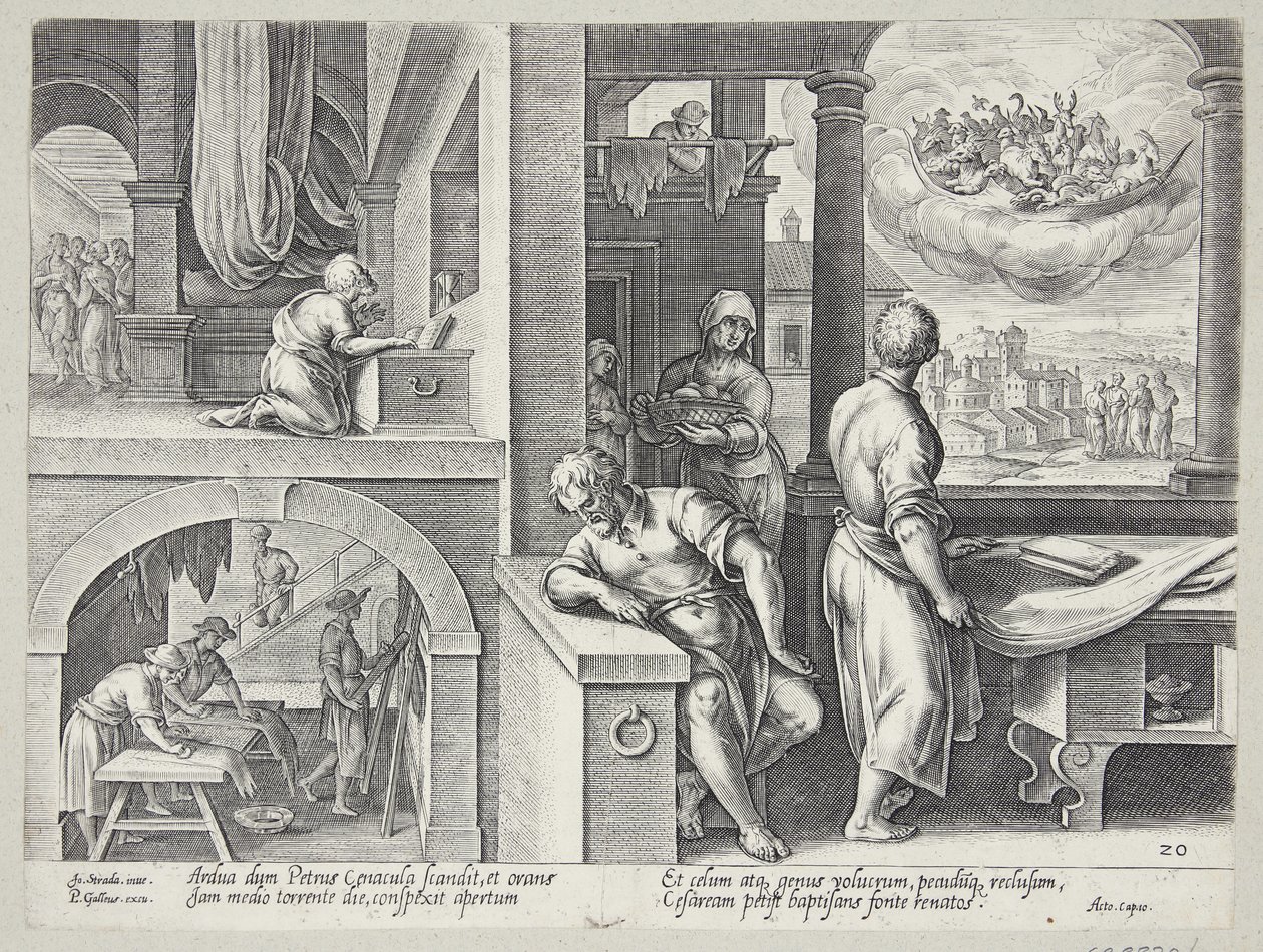 Szent Péter látomása alkotó: Philips Galle