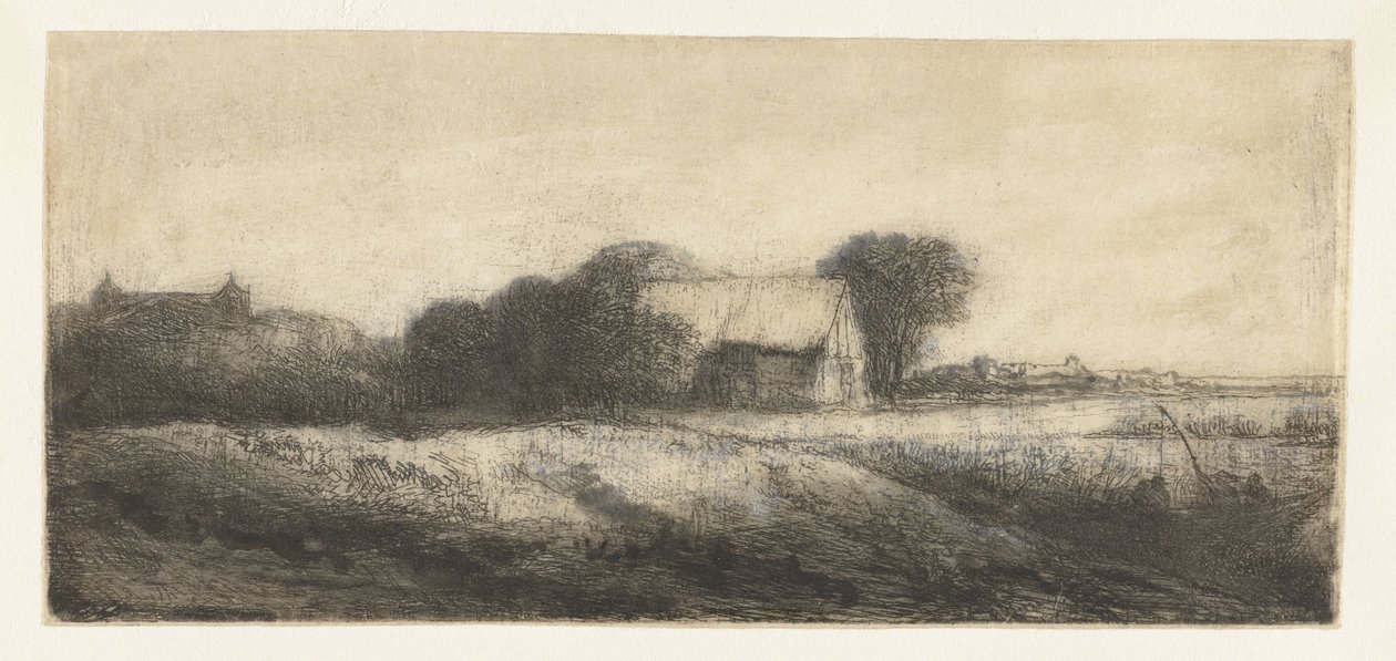 Táj egy horgász csónakban alkotó: Philips Koninck (attributed to)