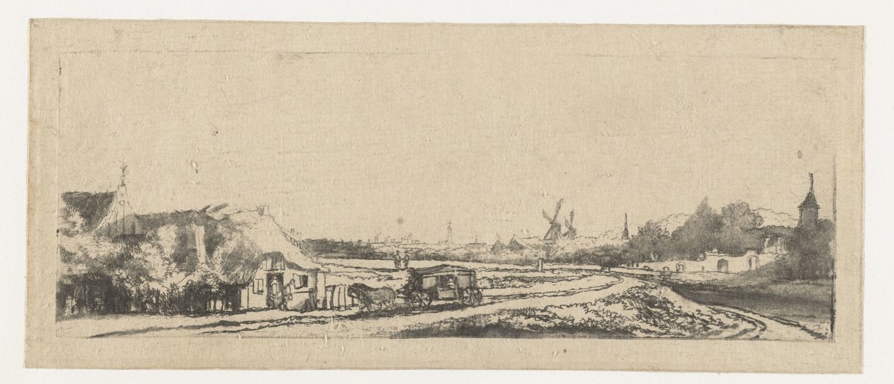Táj kocsival alkotó: Philips Koninck