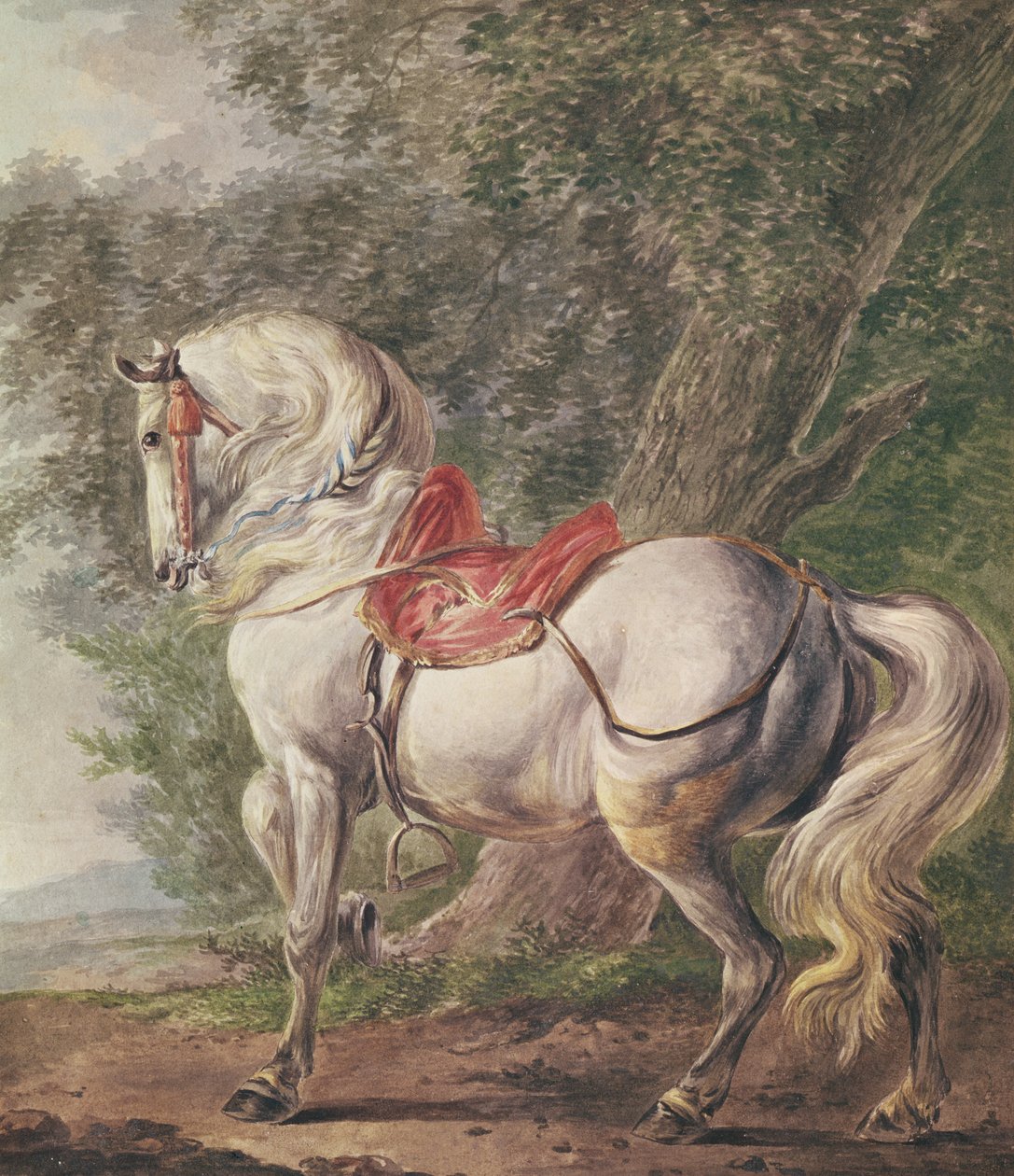Egy fehér ló alkotó: Philips Wouwerman