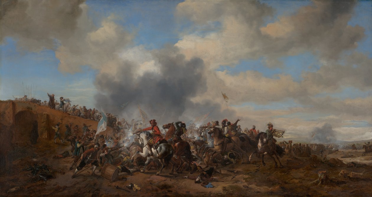 Csatajelenet alkotó: Philips Wouwerman
