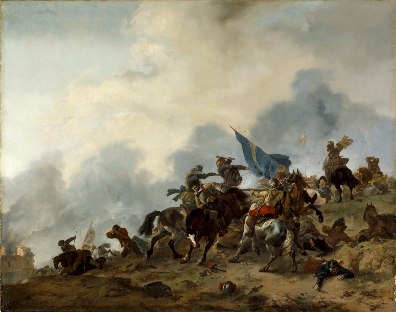 Csatajelenet alkotó: Philips Wouwerman