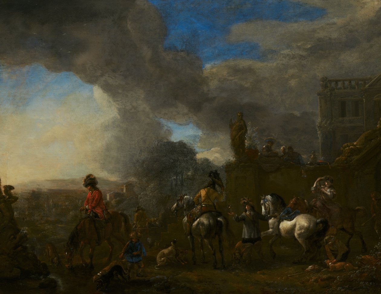 Solymászat alkotó: Philips Wouwerman