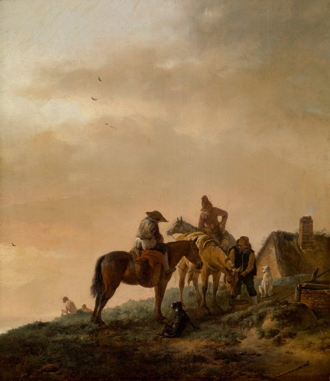 Lovas pihenője alkotó: Philips Wouwerman