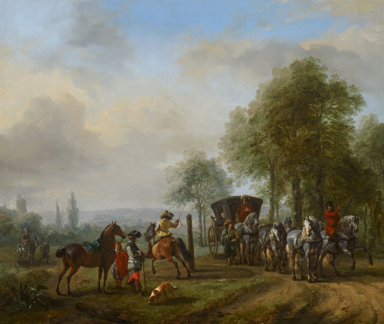 A lovasiskola alkotó: Philips Wouwerman