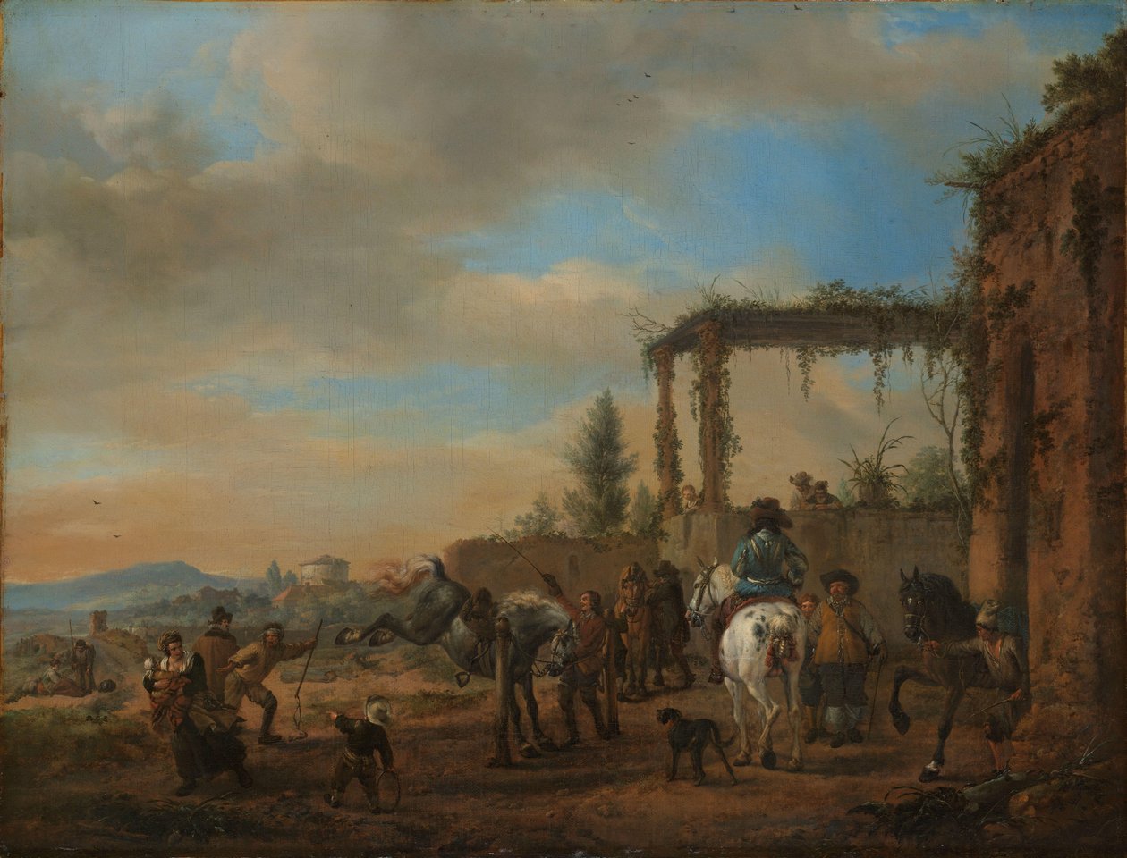 A Lovarda Egy Lovarda alkotó: Philips Wouwerman