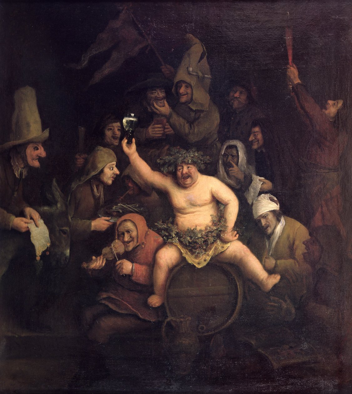 Bacchus ünnepe, 1654 alkotó: Phillips de Koninck