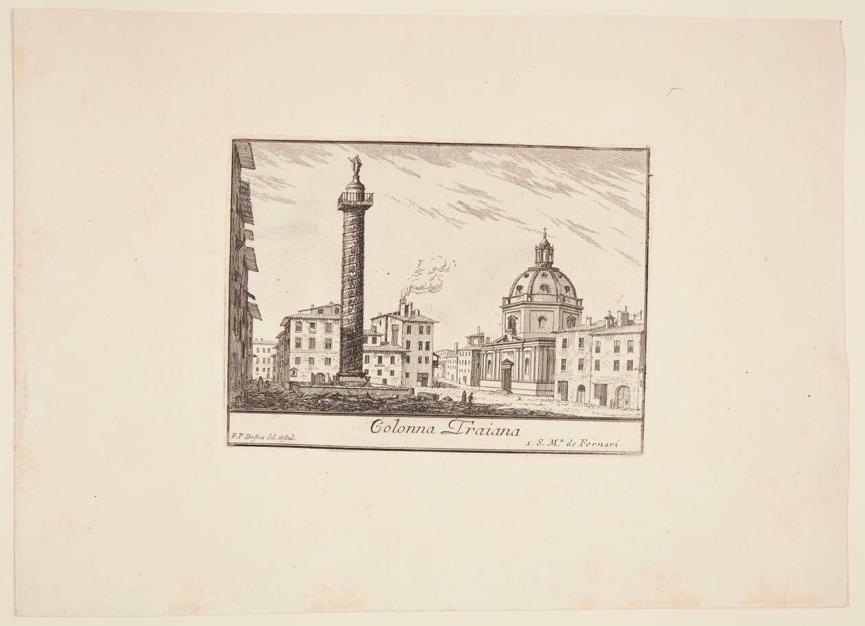 Dán: Traianus-oszlop. 1. S. Maria de Fornari templom alkotó: Philothée Francois Duflos