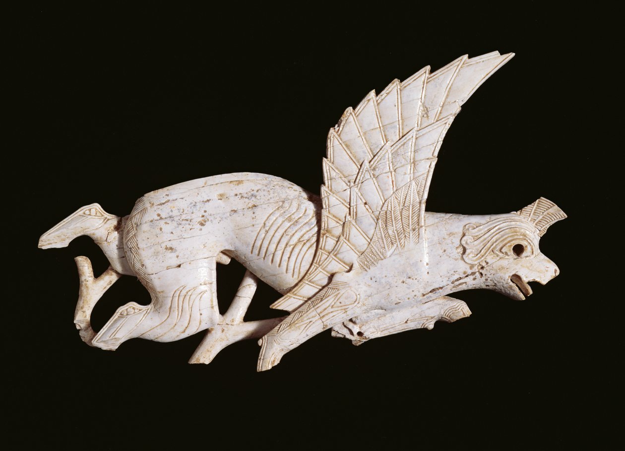 Griffin-tábla, Fort Shalmaneser, Nimrud, Észak-Irak, Kr. e. 9-8. alkotó: Phoenician