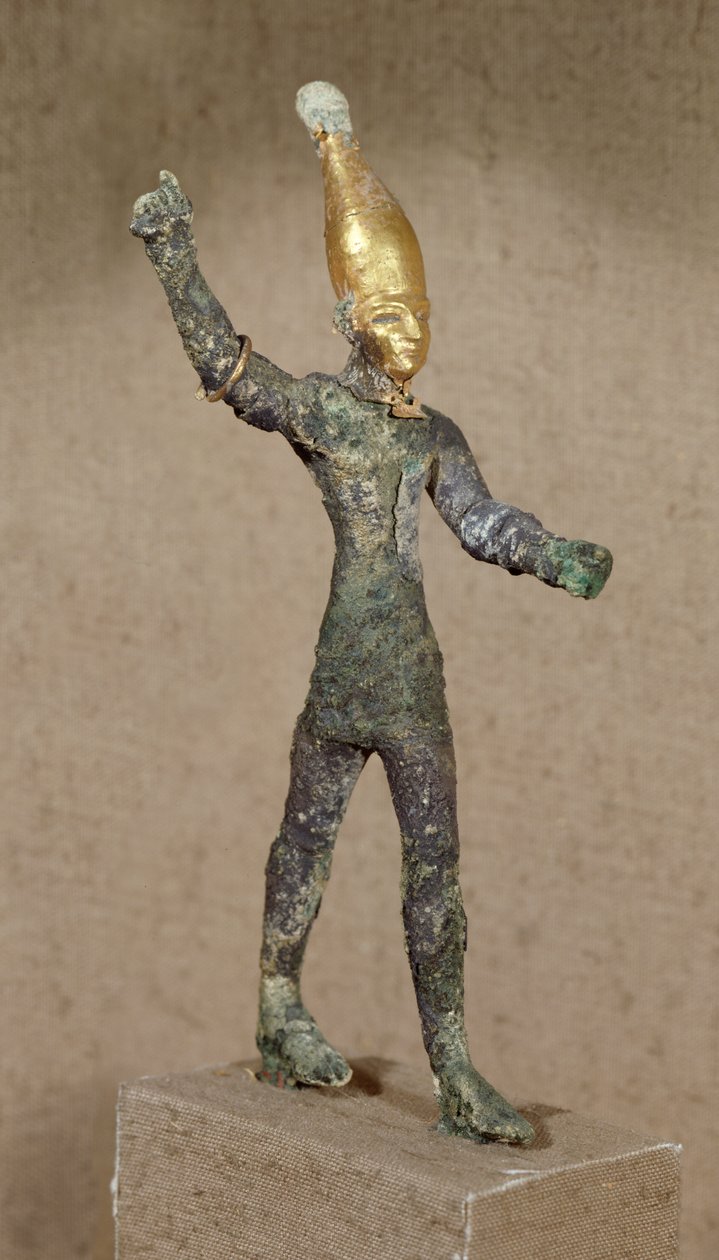 Baal isten bálványa, Ugaritból, Szíriából (bronz) alkotó: Phoenician