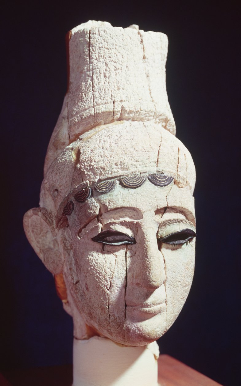 Ugarit hercegének vagy hercegnőjének feje (lásd még: 110898-99) alkotó: Phoenician