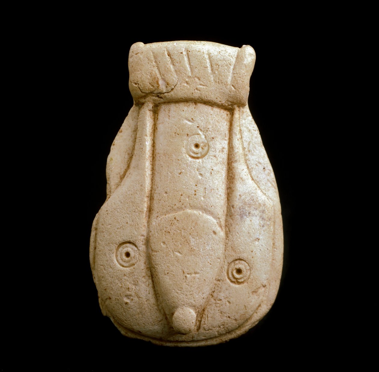 Föníciai civilizáció: fallikus amulett csontban. Puig d